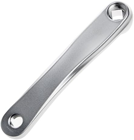 Deboc Alloy Chainwheel Crank For Mountain Bike Folding Bicycle Riding Equipment-Rhombus Hole (Silver)