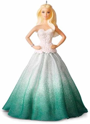 Hallmark 2016 Christmas Ornament Holiday BarbieTM Ornament by Keepsake Ornaments