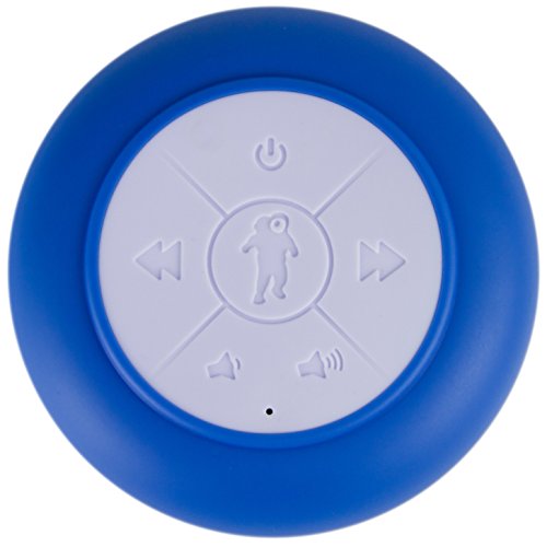 Splash Tunes Pro Shower Speaker - Ultimate Shower Speaker That is Portable, Hands Free, Wireless, Water Resistant, with Built-in Mic and Suction Cup (Royal Blue)