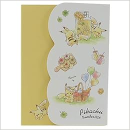 Amazon Co Jp ポケモン メモ帳 ダイカットカバー付き メモ ピカチュウ ピクニック ポケットモンスター 文房具 オフィス用品