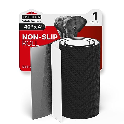 X-Protector Rubber Roll 40 x 4 inches - Black Non