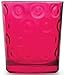 Circleware Double Old Fashioned Whiskey Juice Beverage Glasses, Set of 4 13 Ounce, Multicolor, Glassware for Water, Beer, Wine, Liquor, Iced Tea Punch & All Drinks, Color Circles