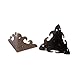 Uxcell a16062000ux0507 Corner PROTECTOR Case Box Cabinet Chest Drawer Corner PROTECTOR Bronze Tone 8Pcs