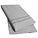 Sweet Home Collection 2 Pack Luxury Embroidered Premium Softness and Wrinkle Resistant Breathable Additional Bed Sheets, Standard Pillowcase, Silver
