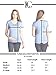 LaClef Women's Doubled Layered Scoop Neck Ruched Maternity Nursing Breastfeeding Top (Medium, Mustard)