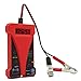 MOTOPOWER MP0514C 12V Digital Battery Tester Voltmeter and Charging System Analyzer with LCD Display and LED Indication - Red Rubber Paint