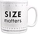 Giant Coffee Mug; 32 oz. Size Matters Mug + Bonus Gift Boutique Multipurpose Cleaning Cloth ; Novelty Gift!