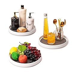 Rarapop 3 Pack Non Skid Lazy Susan Turntable