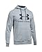 Under Armour Men's Sportstyle Fleece Graphic Hoodie, Steel/Greyhound Heather, Small