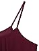 Lotusmile Tank Tops for Women, Summer Cool Casual Soft Lightweight Sexy A Line Flowing Hem Camisoles, Wine M