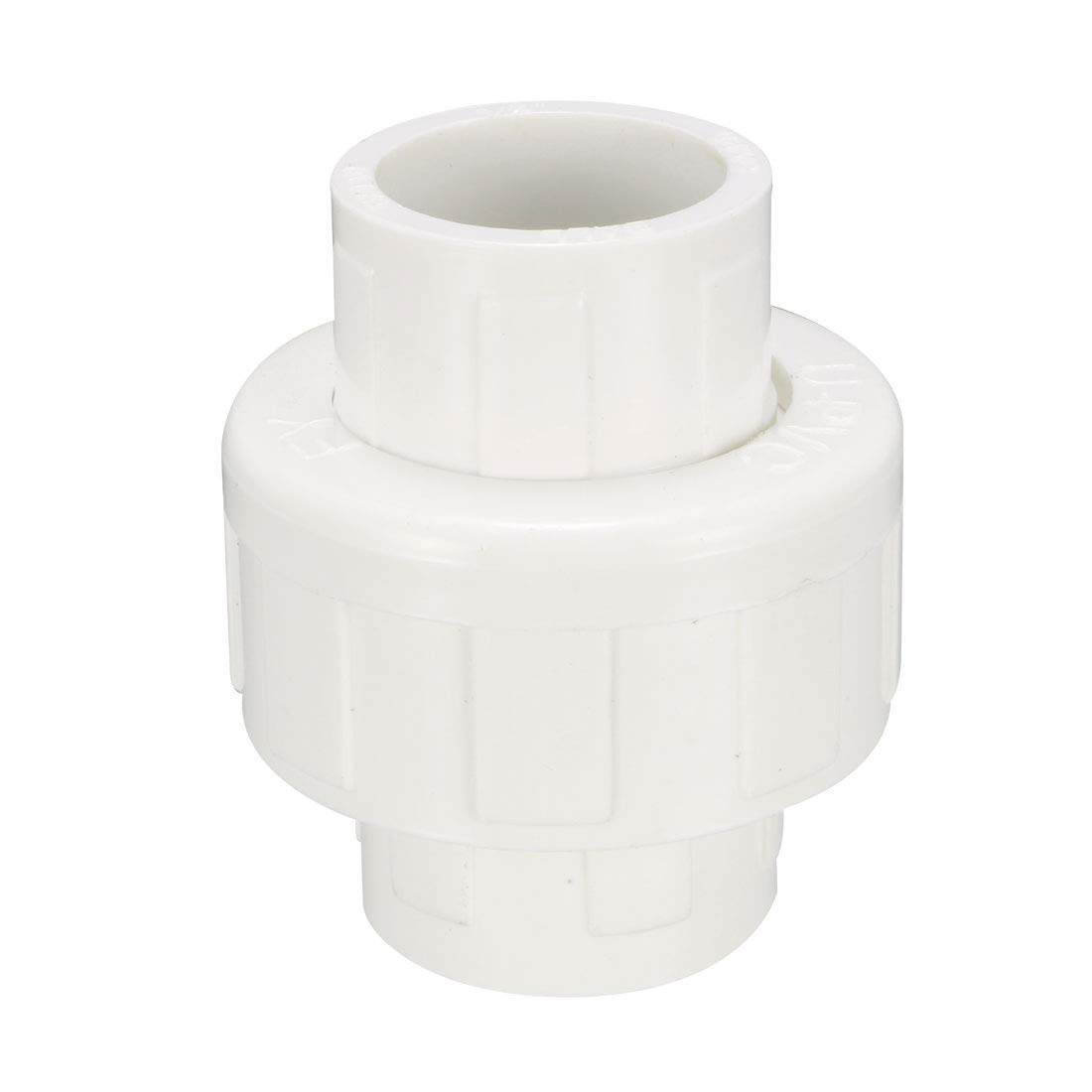 sourcing map 20mm Slip x 20mm Slip Metric PVC Pipe Fitting Union Solvent Socket Quick Connector