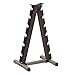 Body-Solid (GDR44B) Vertical Dumbbell Rack - Compact 6 Pair Hex Weight Stand for Home Gym - Heavy-Duty Steel Storage Rack