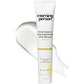 Daily Repair & Protect Moisturizer with Mineral Sunscreen Face SPF 50+ I With Squalane and Aloe Vera for Deep Moisture I UVA/UVB & Blue Light Protection I No White Cast I Reef Safe I Vegan