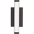 Lithonia Lighting Contemporary Square 1 Foot Bronze 3K LED Decorative Wall Light, Sconce