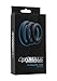 Doc Johnson OptiMALE - Thick 3 C-Ring Set - Stretchy Silicone - Slate