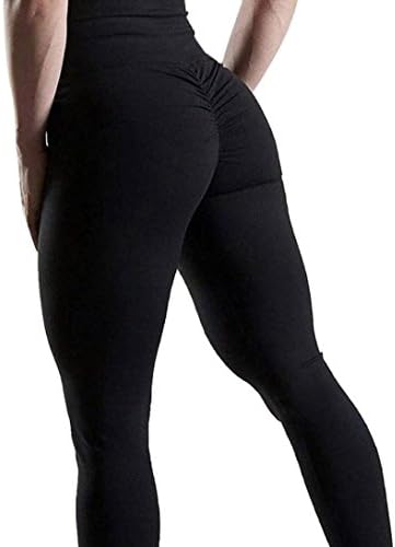 Women Ladies Solid Sports Yoga Pants,Mamum Women's Fashion Workout Leggings Fitness Sports Gym Running Yoga Athletic Pants (Black, S)