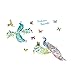 Gocheaper Decor Wall Stickers,Room Art Wall Decal DIY Peacocks Removable Mural