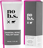 No B.S. Charcoal Peel Off Face Mask - Deep Cleaning Blackhead Remover Mask - Painless Activated Charcoal Clay Face Mask