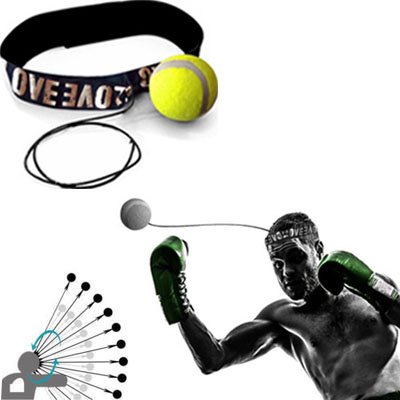 image for jinbaolin Boxing Reflex Fight Ball ，Great for Improving Reactions, P