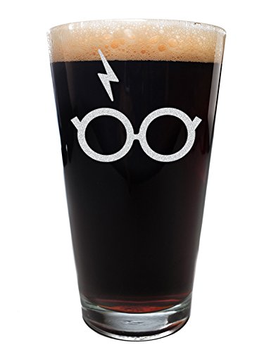 Minimalist Potter: Harry Potter Inspired Pint Size Beer Glass