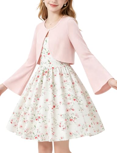 Girls Dress Size 10 9 Pink Flower Tween Dresses for Girl… at Amazon