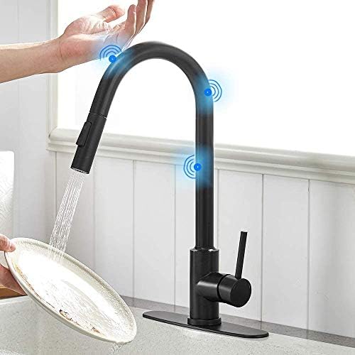 OWOFAN Touch On Kitchen Faucets with Pull Down Sprayer Smart Kitchen