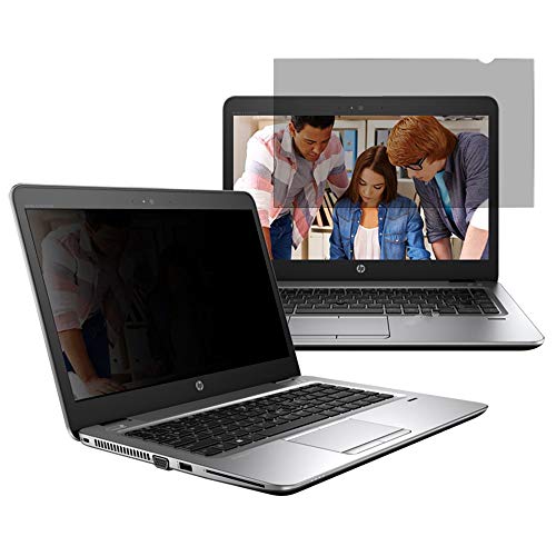 14″ Laptop Privacy Screen Filter for (16:9) Black Security Shield – UV Blue Light Filter, Anti-Scratch, Anti-Glare