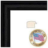 ArtToFrames 16x20 Black Stain on Solid Red Oak Picture Frame 1.25 Inches Wide 0066-59504-YBLK