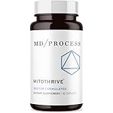 MD Process MitoThrive NAD+ Supplement - Boost Cellular Energy & Longevity - NAD+ Supplement for Women & Men - Contains Nicotinamide Riboside - Support Mitochondrial Health - 60 Capsules