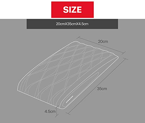 KMMOTORS Quilting Memory Form Officially Licensed Custom Auto Armrest Cushion Center Consoles Rest for Car Motor Auto Vehicle (Artificial Leather) - Thumbnail 6