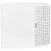 Exhibitindexes&reg; Side Collated Exhibit Tabs 1-200 AVE Style Bold Font Made in USA