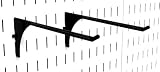 Wall Control Pegboard 9in Reach Extended Slotted Hook Pair - Slotted Metal Pegboard Hooks for Wall Control Pegboard and Slotted Tool Board - Black