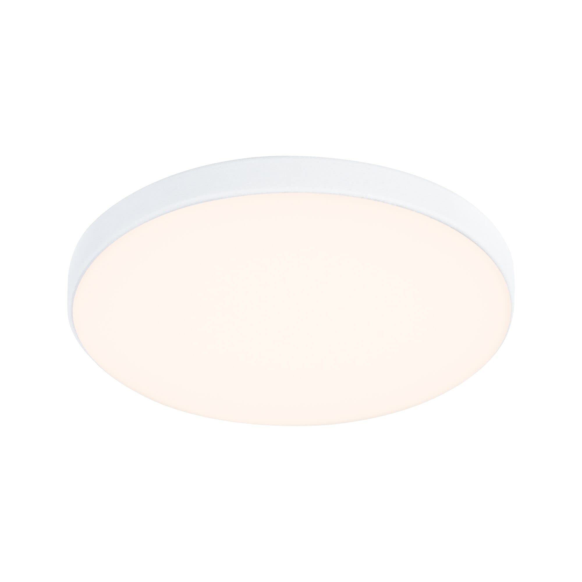 Paulmann 79938 recessed LED panel Veluna VariFit Edge 90mm round Warm white White Plastic Lighting system 3000K