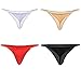 Closecret Cotton G-String, Women Panties Simple Thongs Lightweight Multi-Pack G-String&T-Back(S/M (Waist: 26.77-29.13 inch), Style 1)