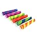 Dpowro Multiuse Popsicle Molds - Silicone Ice Pop Molds and Slim Snack - Maker with Attached Cap - Ice Pop Tube Mold Container - BPA Free - Multi-Color，Set of 6
