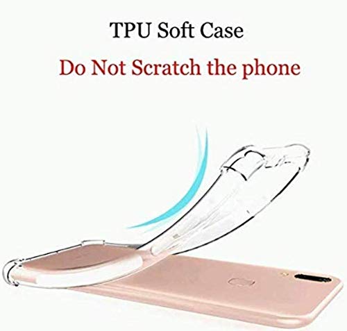 JGD PRODUCTS Shock Proof Protective Soft Back Case Cover for Redmi Note 5 pro (2018) (Transparent) [Bumper Corners with