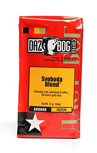 Dazbog Coffee, Svoboda, 12 Ounce Ground Dazbog Coffee, Svoboda, 12 Ounce Ground