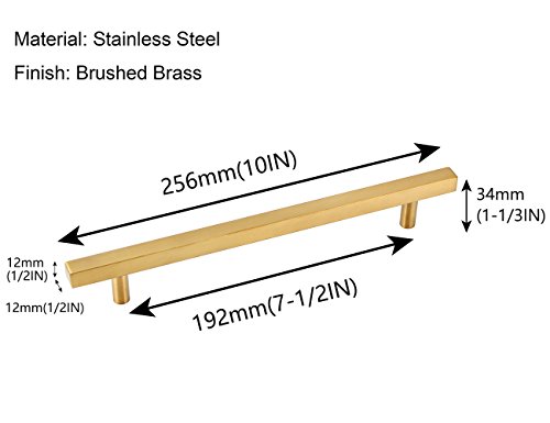 image for TMC Gold Dresser Handles:Cabinet Hardware Cupboard Pull Kitchen Cabine