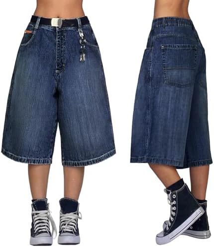 Y2K トリコ コムデギャルソン AD2005 Bermuda shorts Skateboard Frog Black Cargo Shorts Women y2k Baggy Knee Length