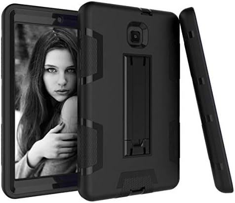 Ycxbox for Samsung Galaxy Tab A 8.0" T387 Case Cover, Defender Hybrid Shockproof Rugged Kickstand Stand Heavy Duty Kids Proof Protective Case for Samsung Tab A 8.0" SM-T387 2018