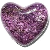 Starborn Polished Purpurite Heart, size 22mm, 1 piece