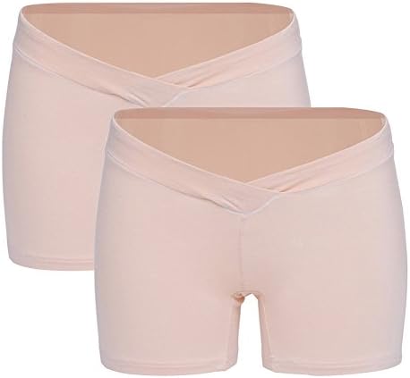 Women's Under the Bump Maternity Cradle Briefs Pregnancy Underwear Healthy Boyshort