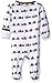 L'ovedbaby Unisex Baby Organic Snap Footie (Navy Snails, 0-3m)