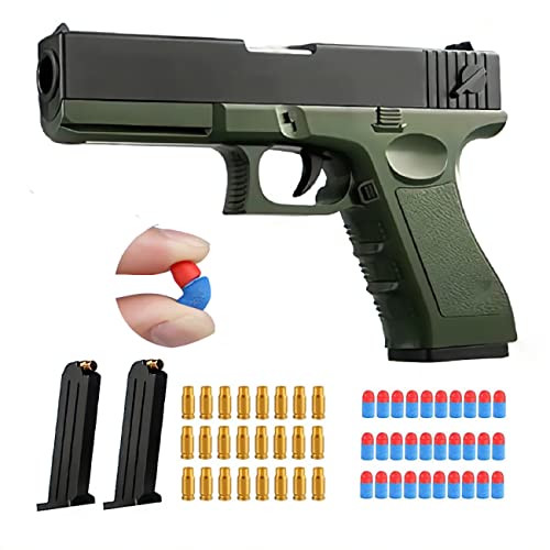 Safety Soft Bullet Gun, Shell Ejecting Toy Gun,Toy Guns Look Real,Toy