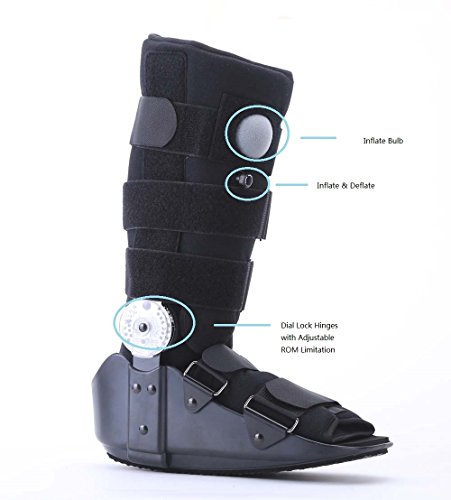 Kefit ROM Air Cam Walker Walking Boot for Sprained Ankle Broken Foot XL