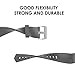 Hanlesi Bands Compatible with Fitbit Charge 2, TPU Soft Silicone Adjustable Replacement Sport Strap Large and Small Band for Fitbit Charge 2 Band Smartwatch Heart Rate Fitness