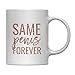 Andaz Press Same Penis Forever Cup, Same Dick Forever Coffee Mug, Cool Bridal Shower Gifts For Bride Unique Bachelorette Party Gag Gift, Rose Gold Faux Glitter 1-pack, 11 oz