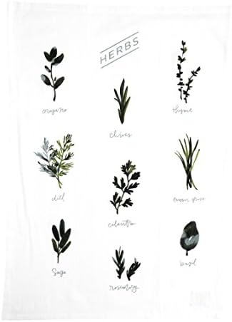 Hallmark Home Herbs Print Tea Towel