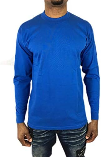 Amazon Pro Club ロングｔシャツ 青 ブルー プロクラブ 長袖 ロンティー メンズ トップス 大きい 春夏 ヘヴィーウエイト 無地 Lt46 Tシャツ カットソー 通販