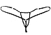 Esquki Womens Sexy G String Pearl Massage Thongs (Plus Size, Black 2)